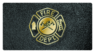 DSC700 418 SH BK Fire Department Shimmer Black Background